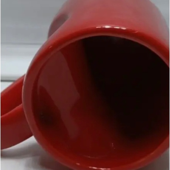 Krispy Kreme Discontinued Red Heart Handle Coffee Mug - Picture 5 of 6